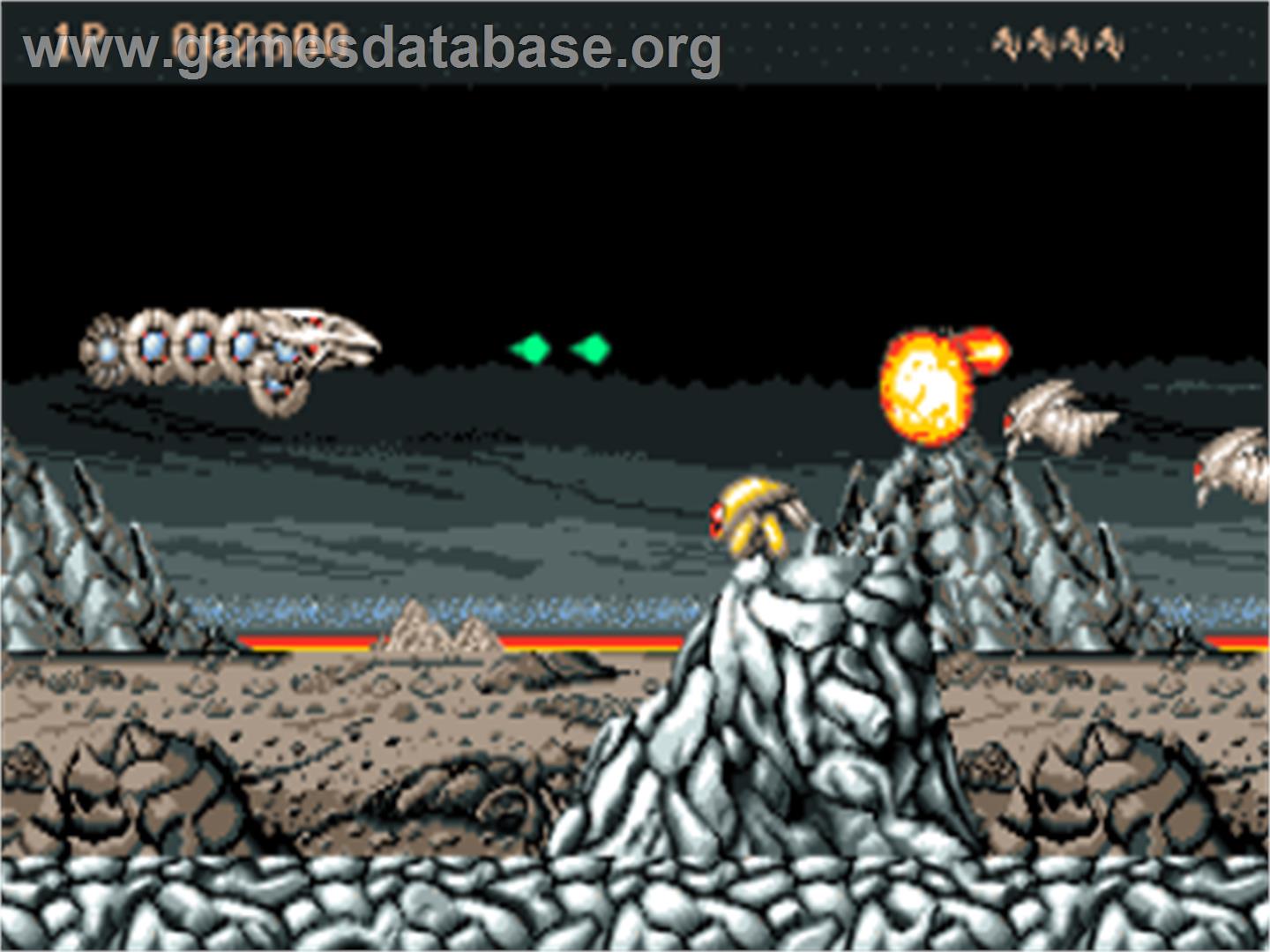 St Dragon - Commodore Amiga - Artwork - In Game
