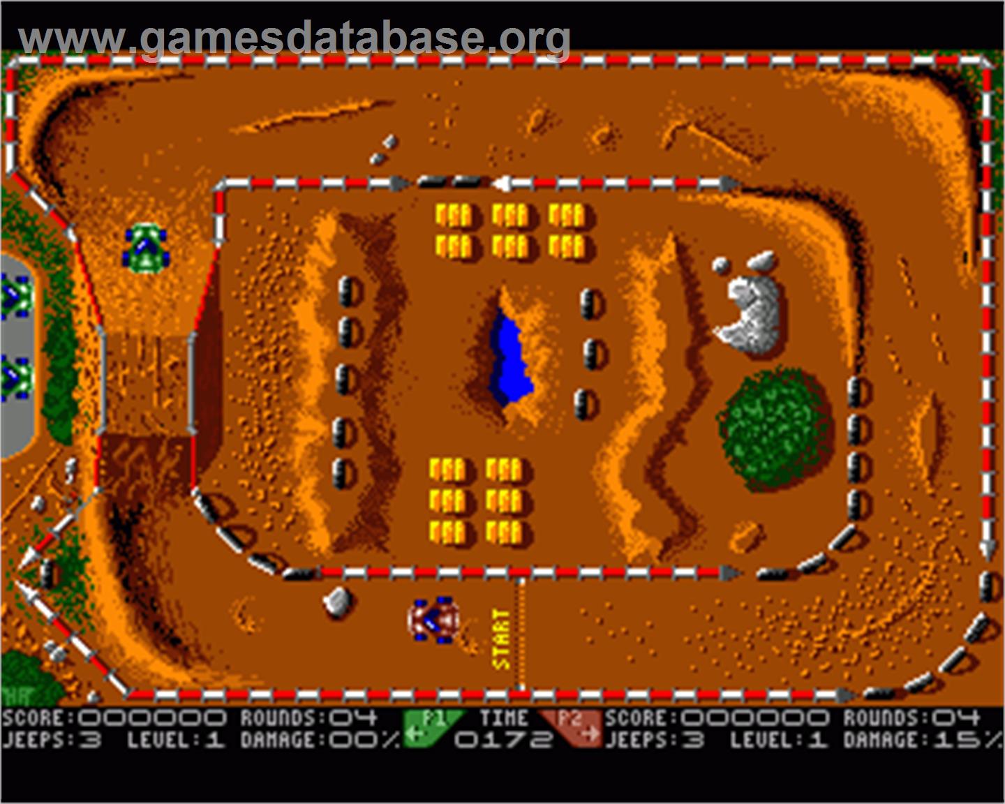 Sub Rally - Commodore Amiga - Artwork - In Game