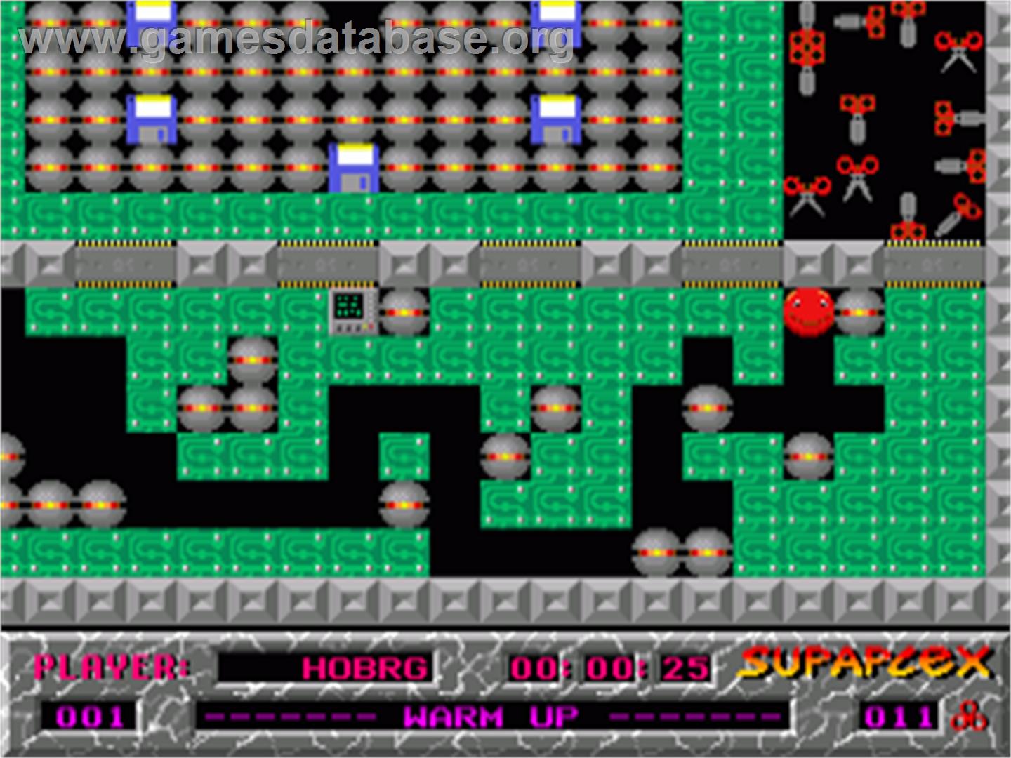 Supaplex - Commodore Amiga - Artwork - In Game