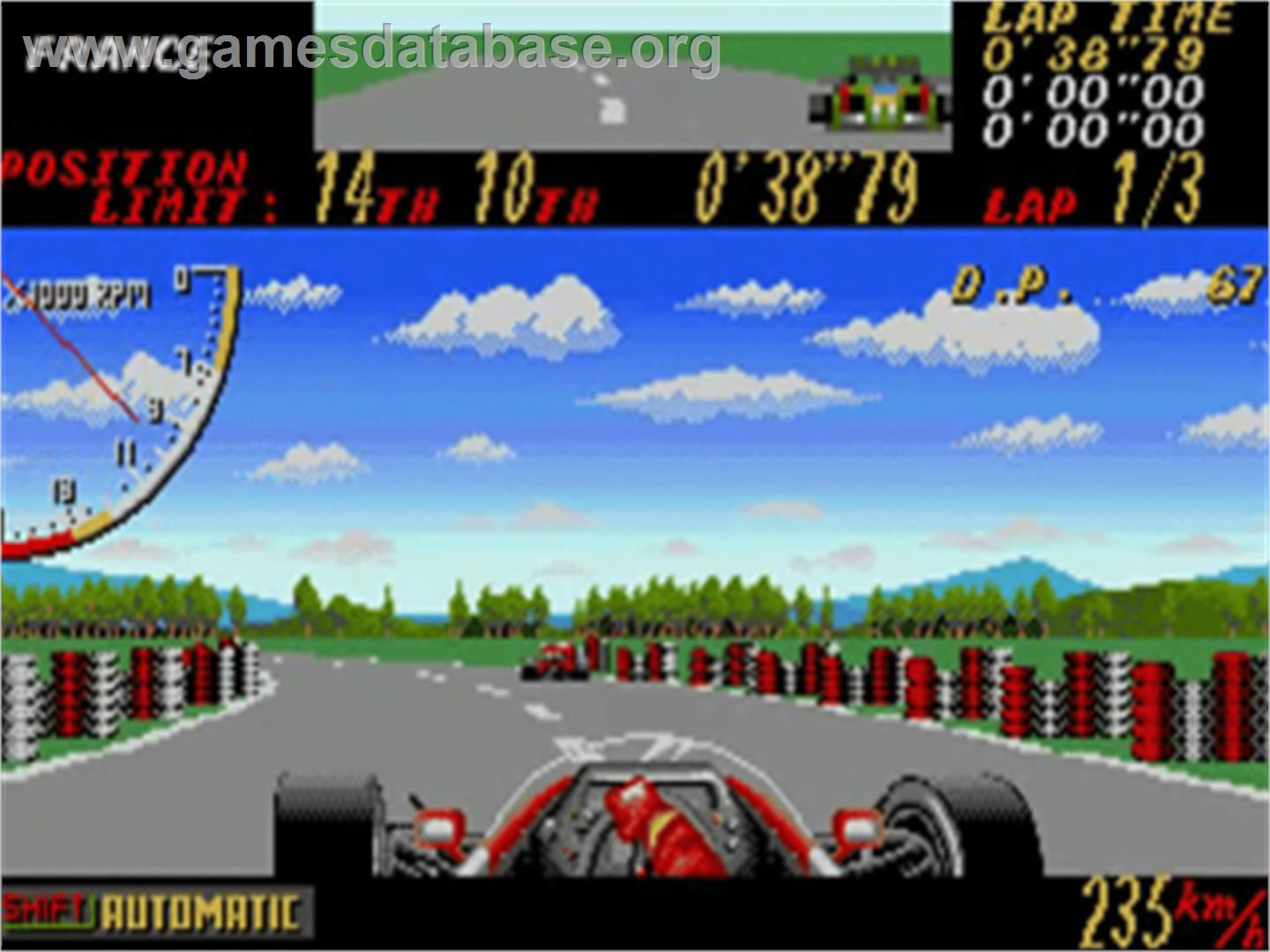 Super Monaco GP - Commodore Amiga - Artwork - In Game