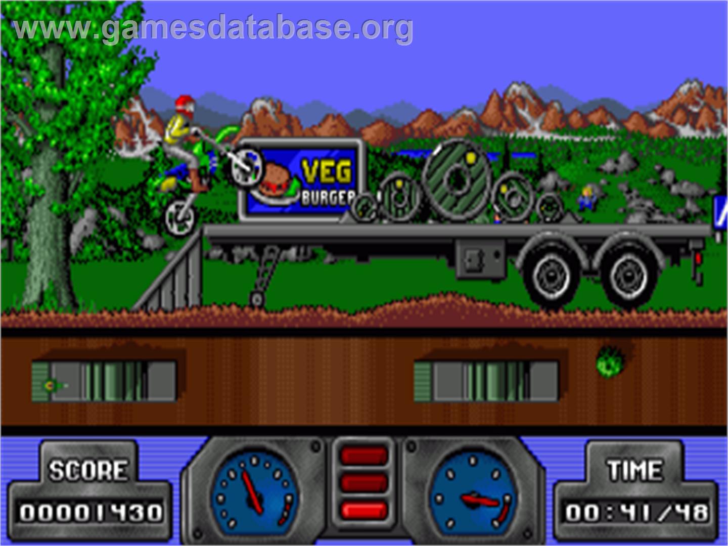 Super Scramble Simulator - Commodore Amiga - Artwork - In Game