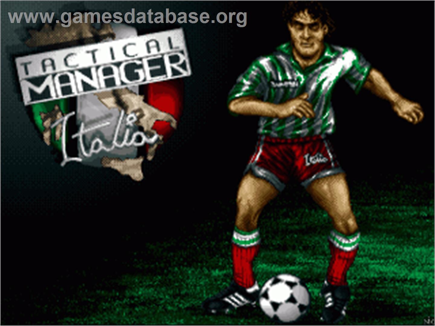 Tactical Manager - Italia - Commodore Amiga - Artwork - In Game