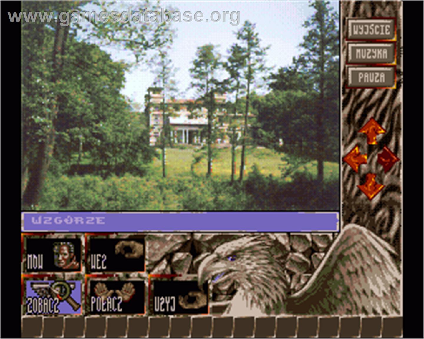 Tajemnica Bursztynowej Komnaty - Commodore Amiga - Artwork - In Game
