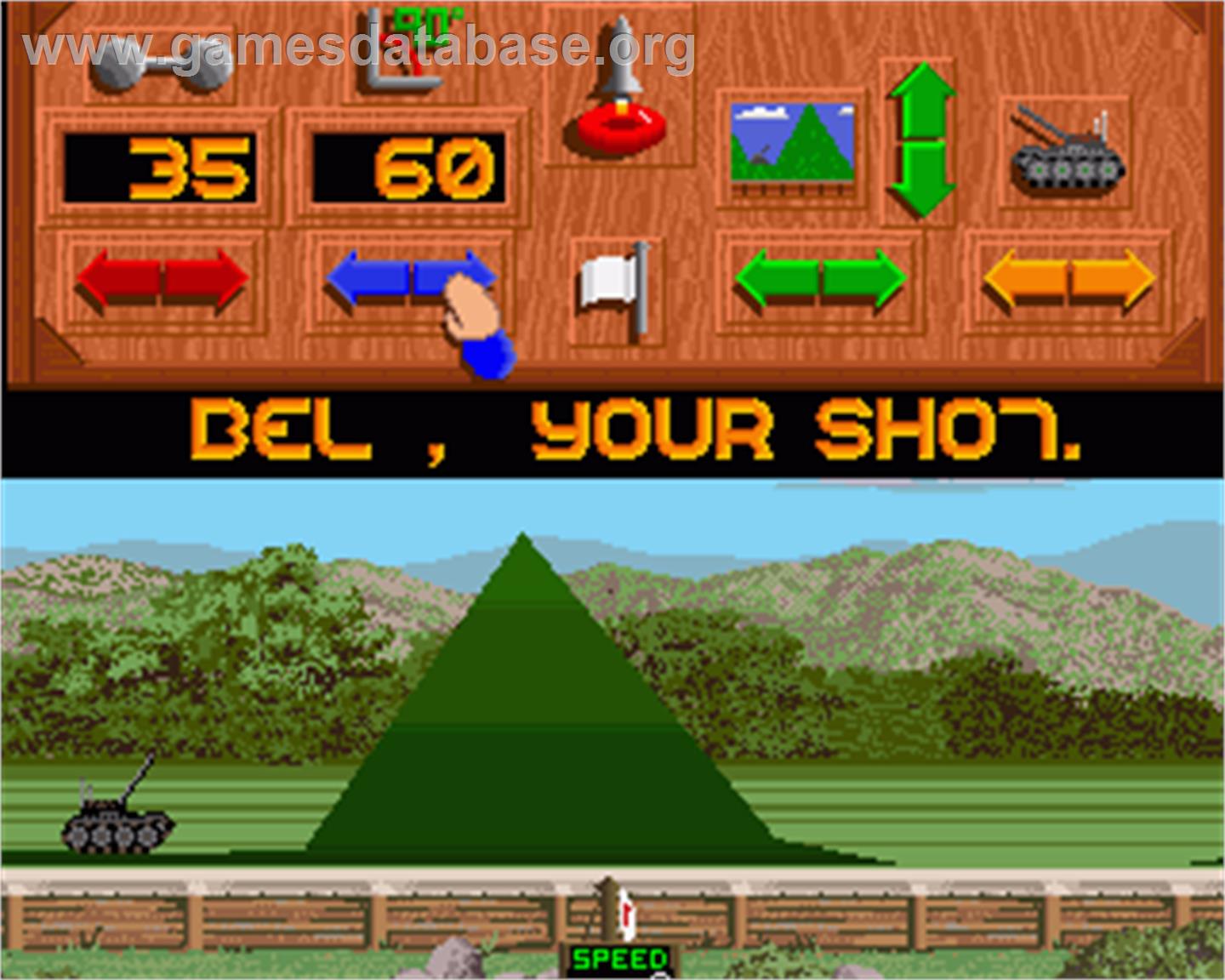 Tanx - Commodore Amiga - Artwork - In Game