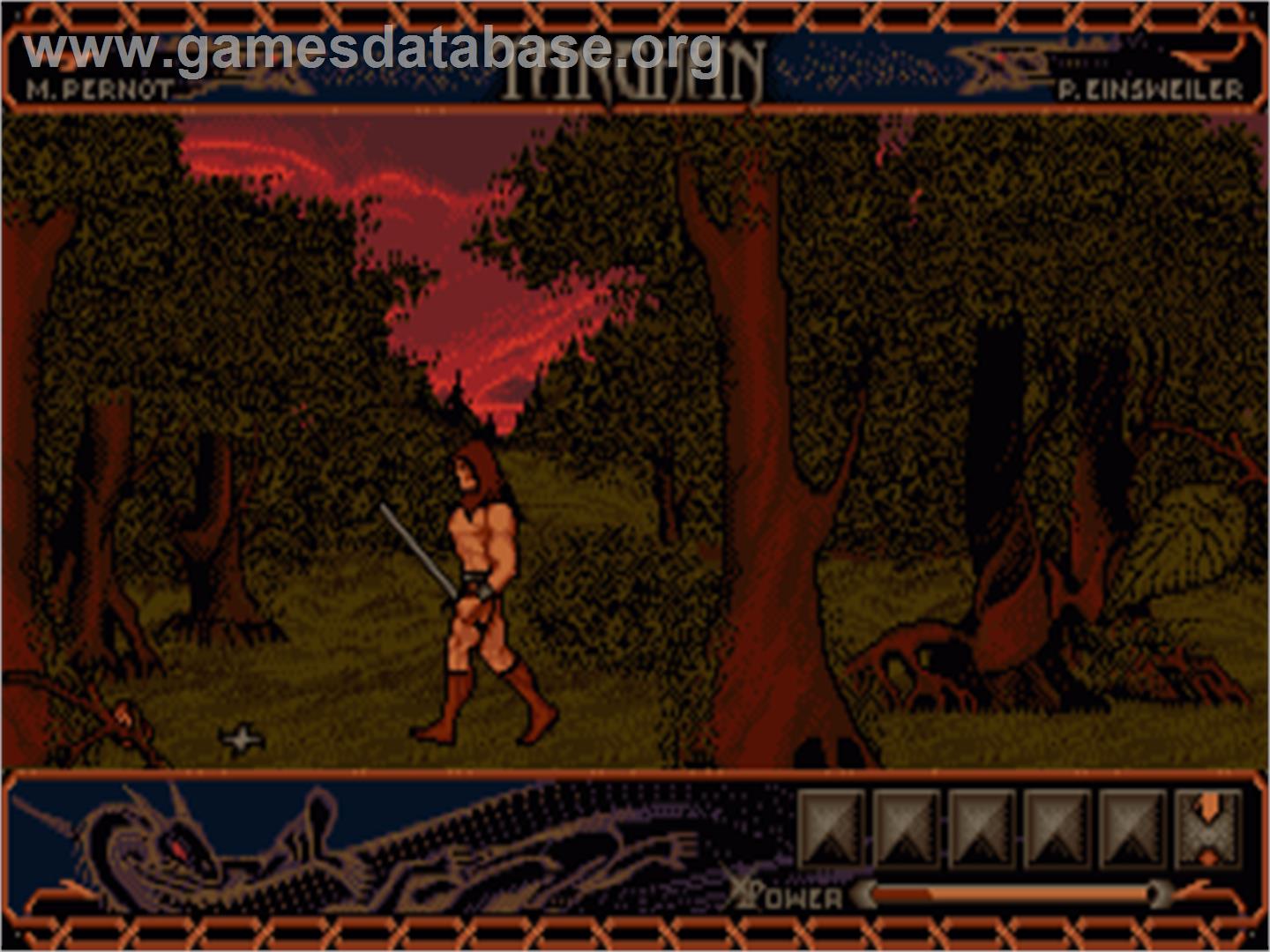 Targhan - Commodore Amiga - Artwork - In Game