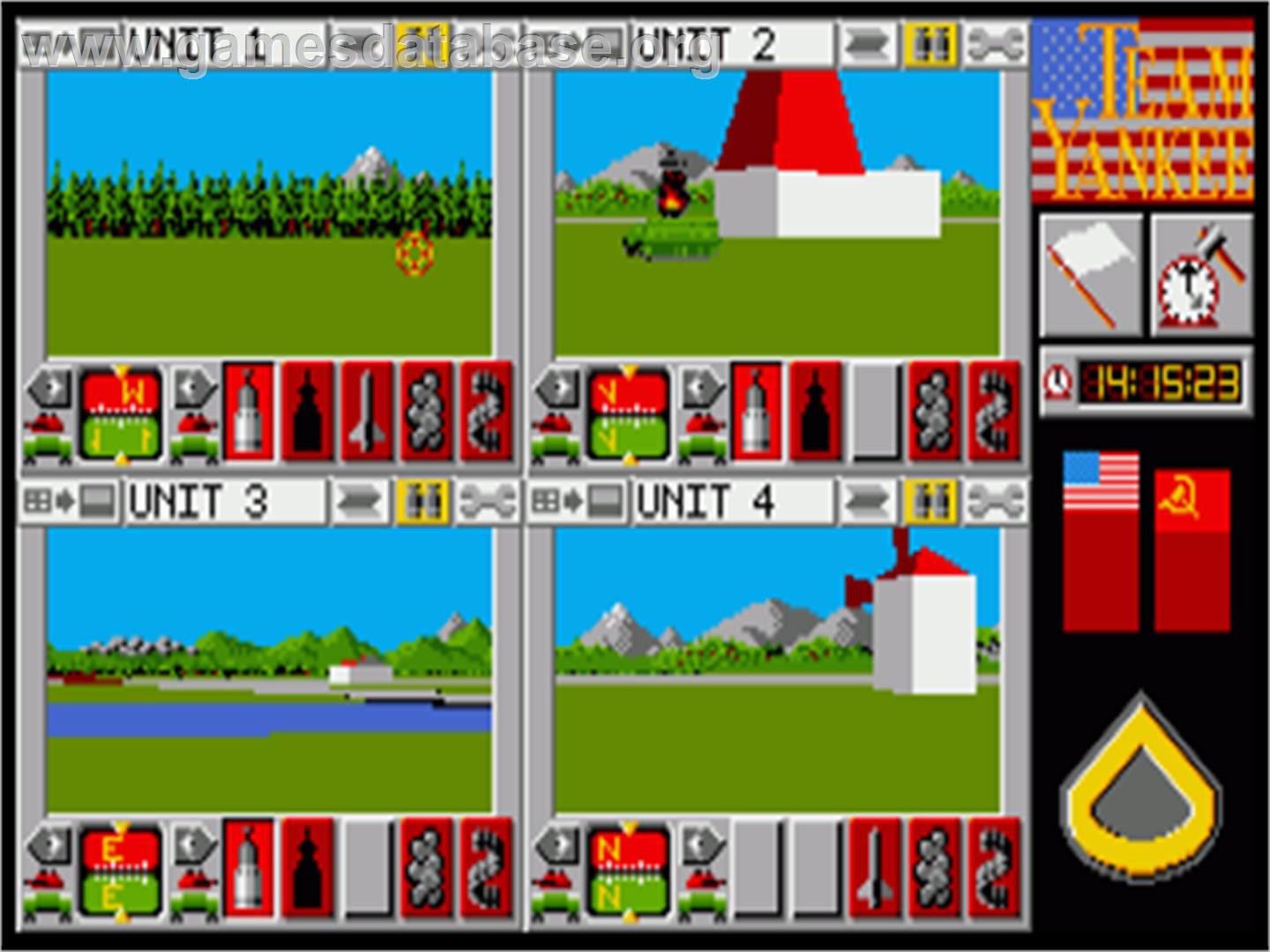 Team Yankee - Commodore Amiga - Artwork - In Game