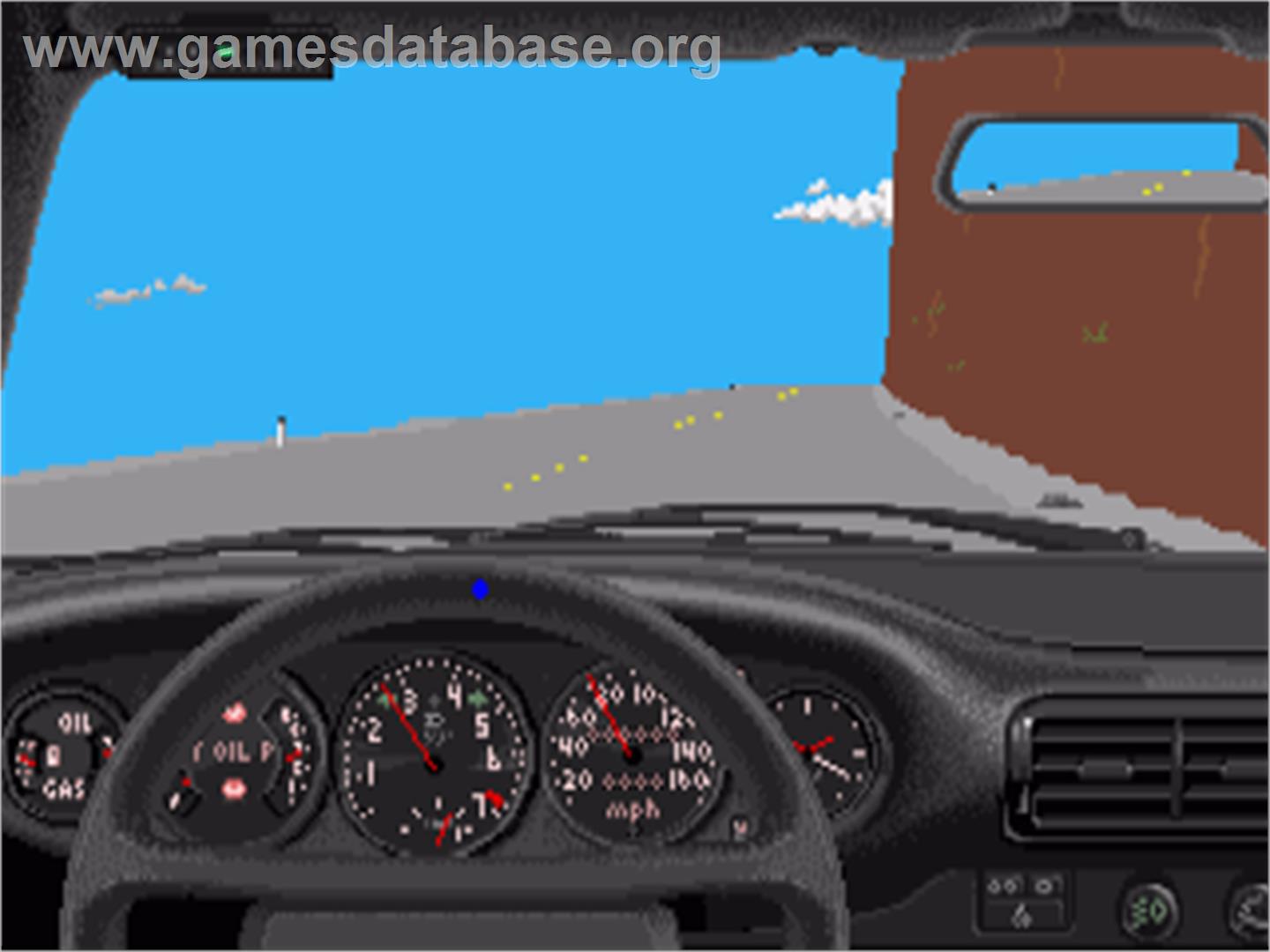 Test Drive - Commodore Amiga - Artwork - In Game