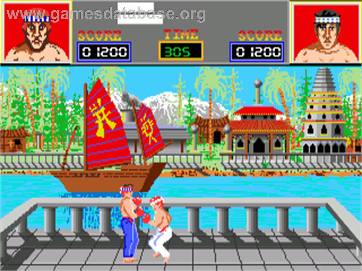 Thai Boxing - Commodore Amiga - Artwork - In Game