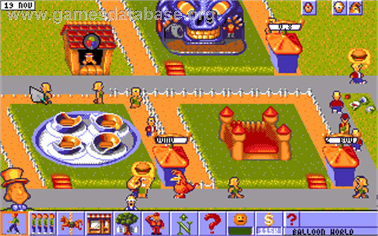 Theme Park - Commodore Amiga - Artwork - In Game