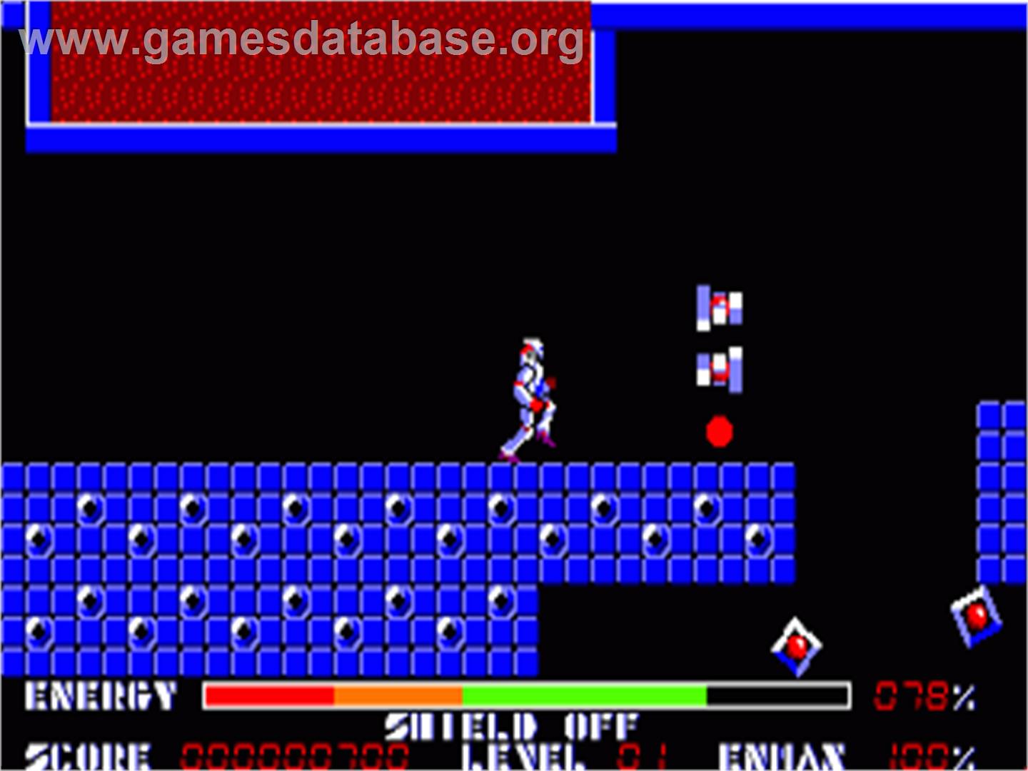 Thexder - Commodore Amiga - Artwork - In Game