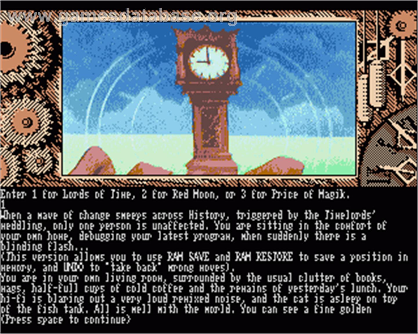 Time And Magik - The Trilogy - Commodore Amiga - Artwork - In Game