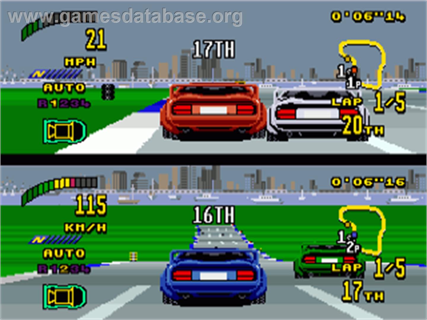 Top Gear 2 - Commodore Amiga - Artwork - In Game