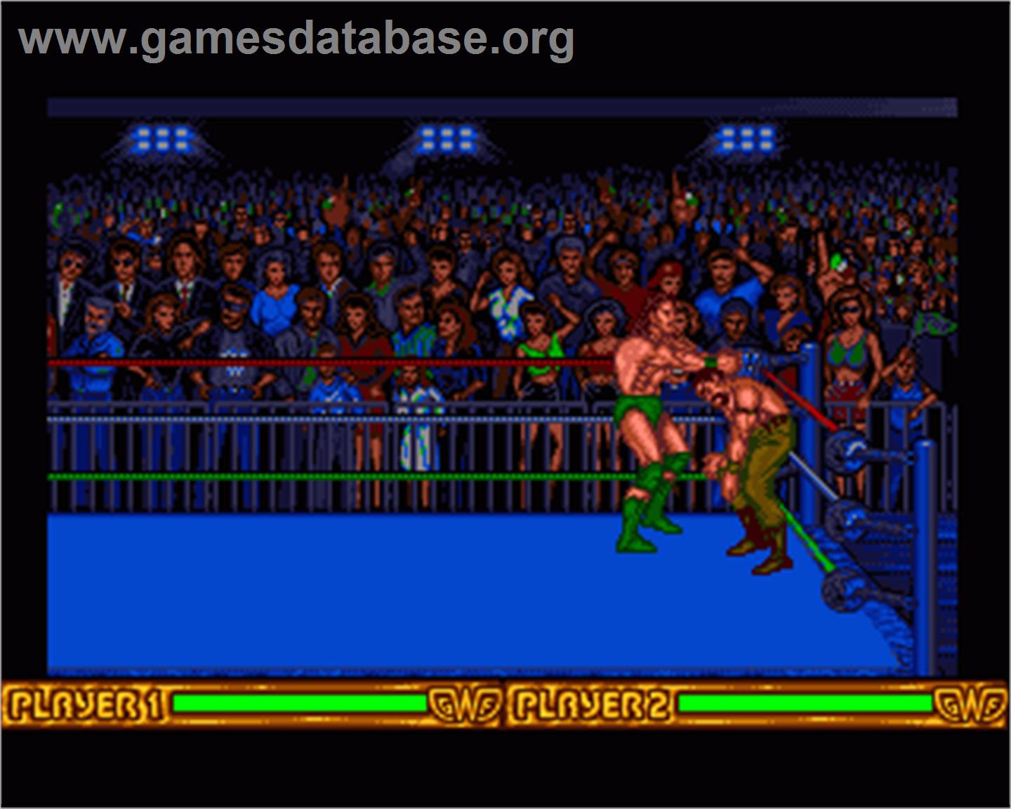 Top Wrestling - Commodore Amiga - Artwork - In Game