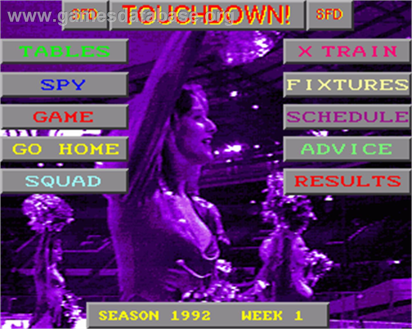 Touchdown - Commodore Amiga - Artwork - In Game
