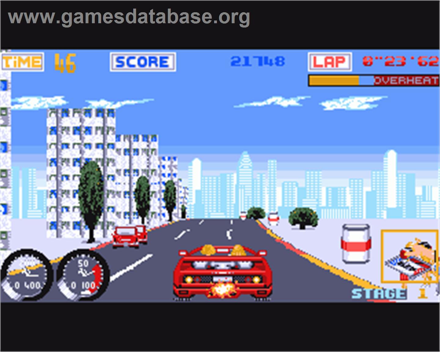 Turbo Out Run - Commodore Amiga - Artwork - In Game