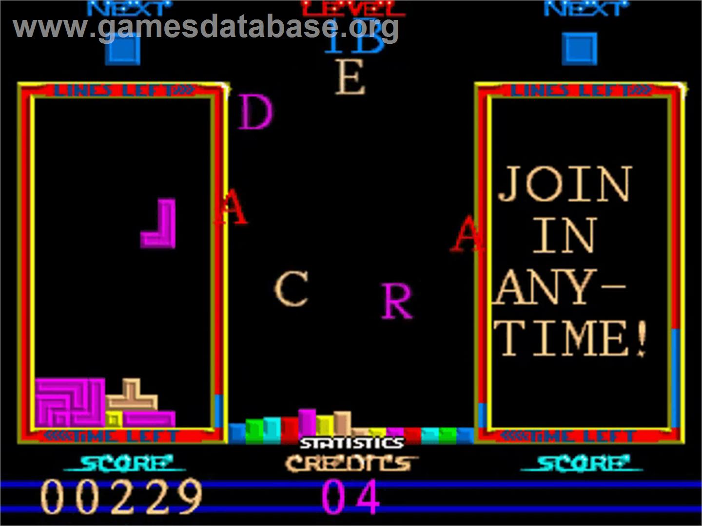 Twintris - Commodore Amiga - Artwork - In Game
