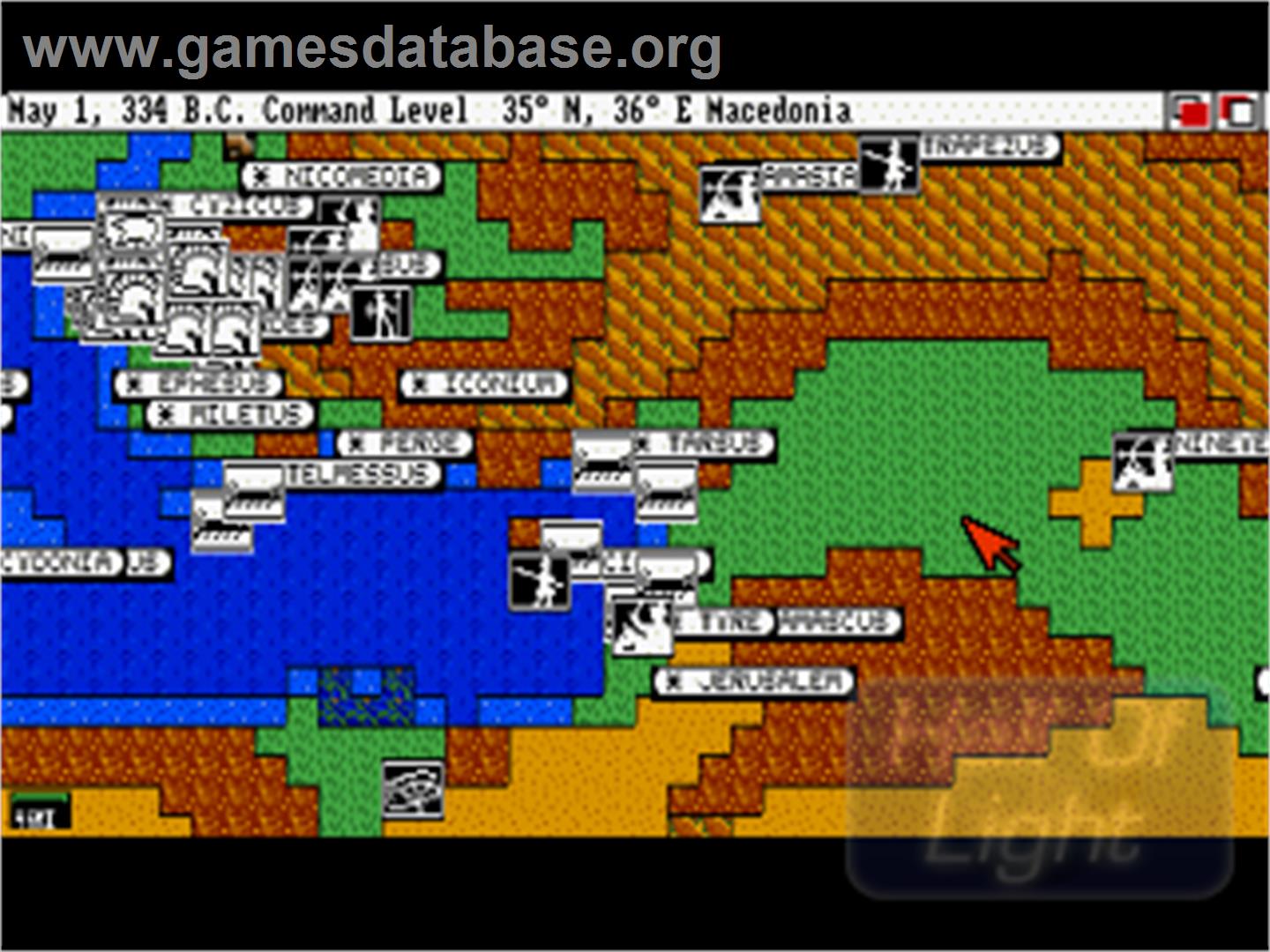 UMS II: Nations at War - Commodore Amiga - Artwork - In Game