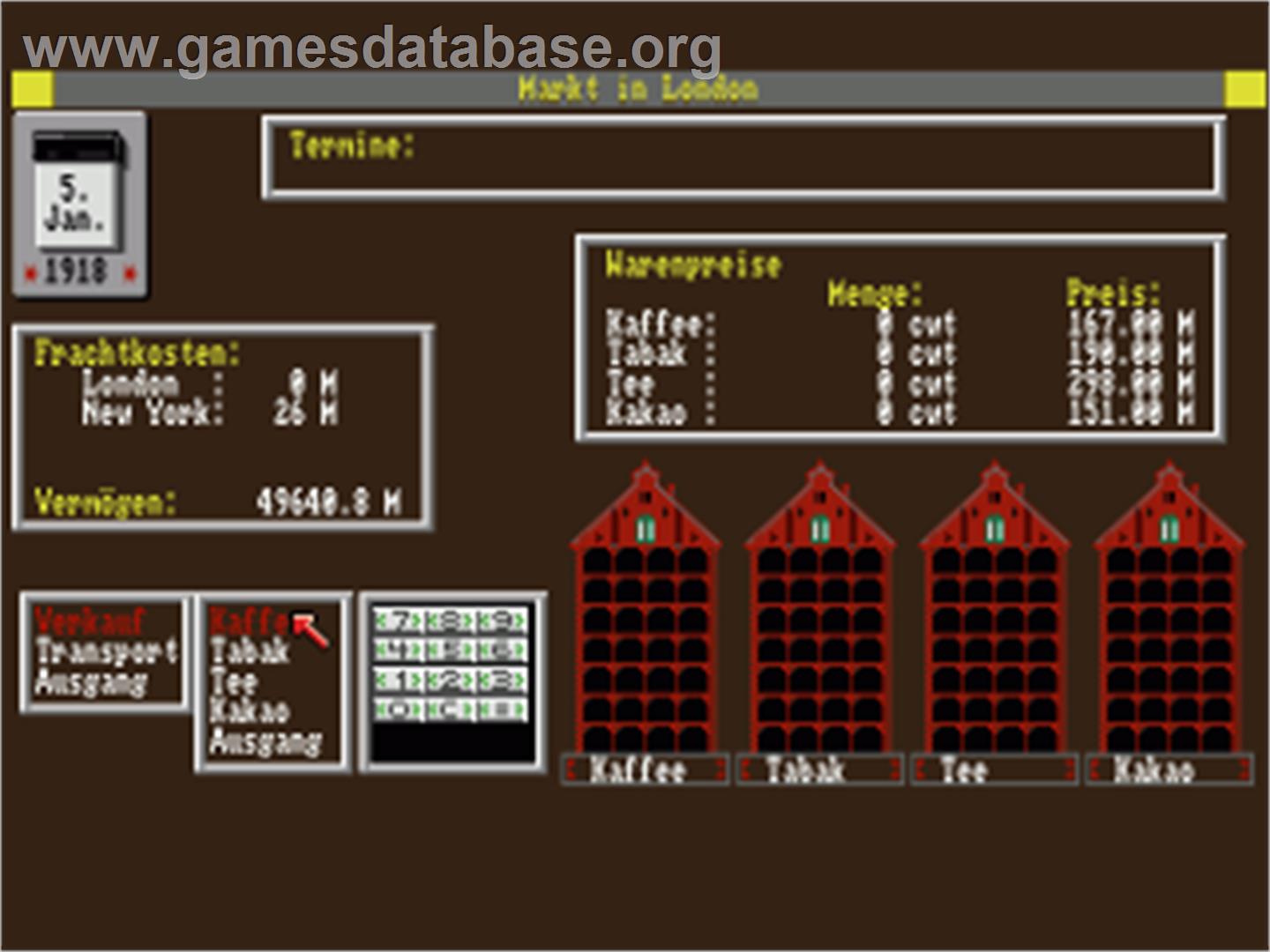 Vermeer - Commodore Amiga - Artwork - In Game