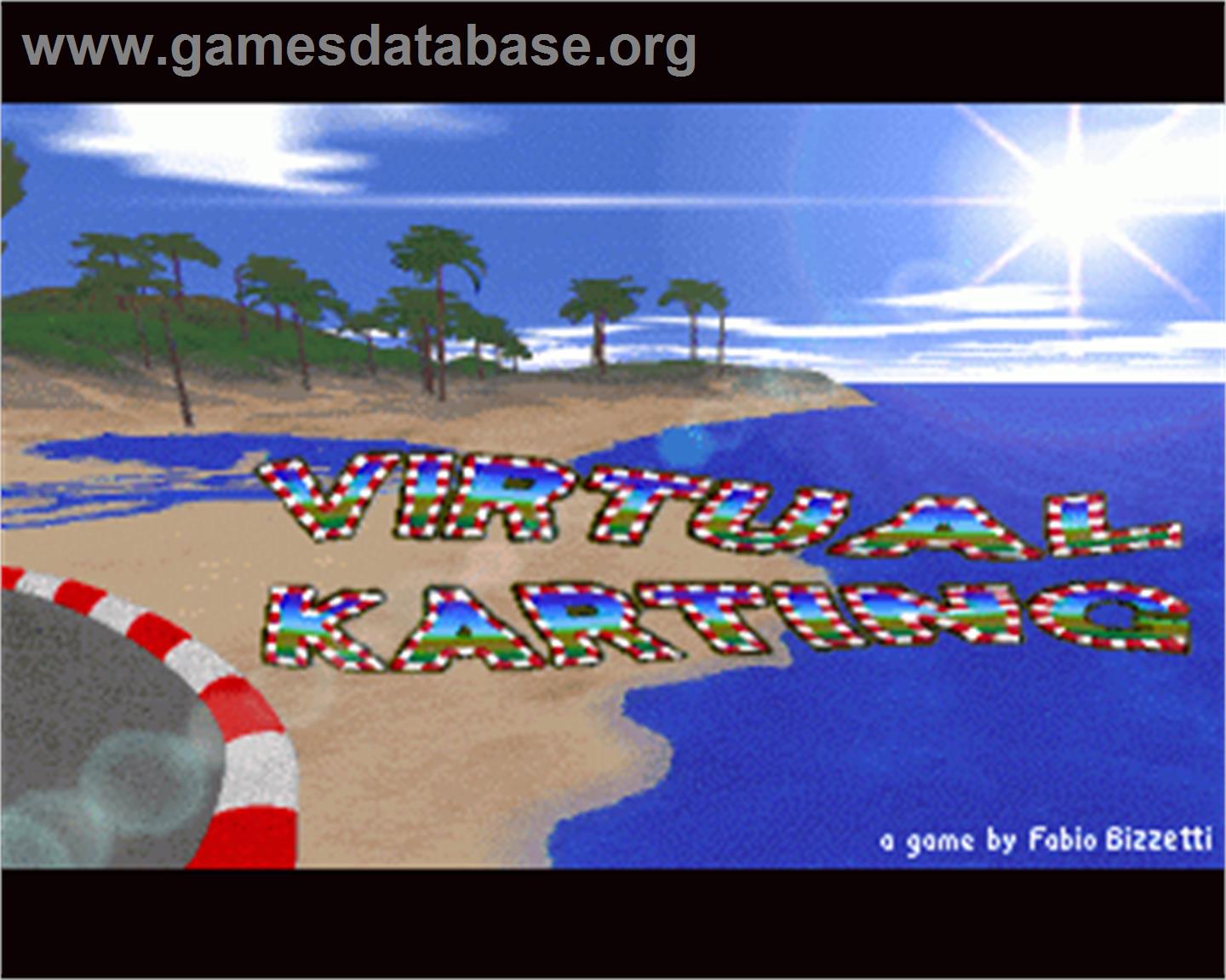 Virtual Karting - Commodore Amiga - Artwork - In Game