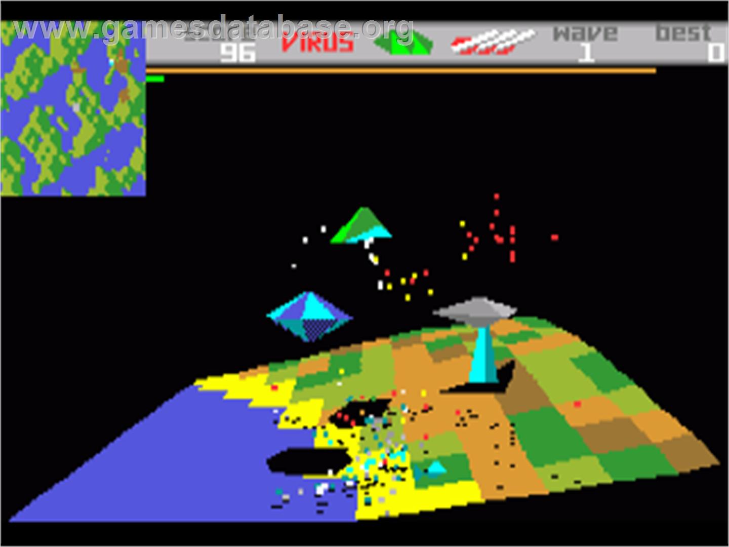 Virus - Commodore Amiga - Artwork - In Game