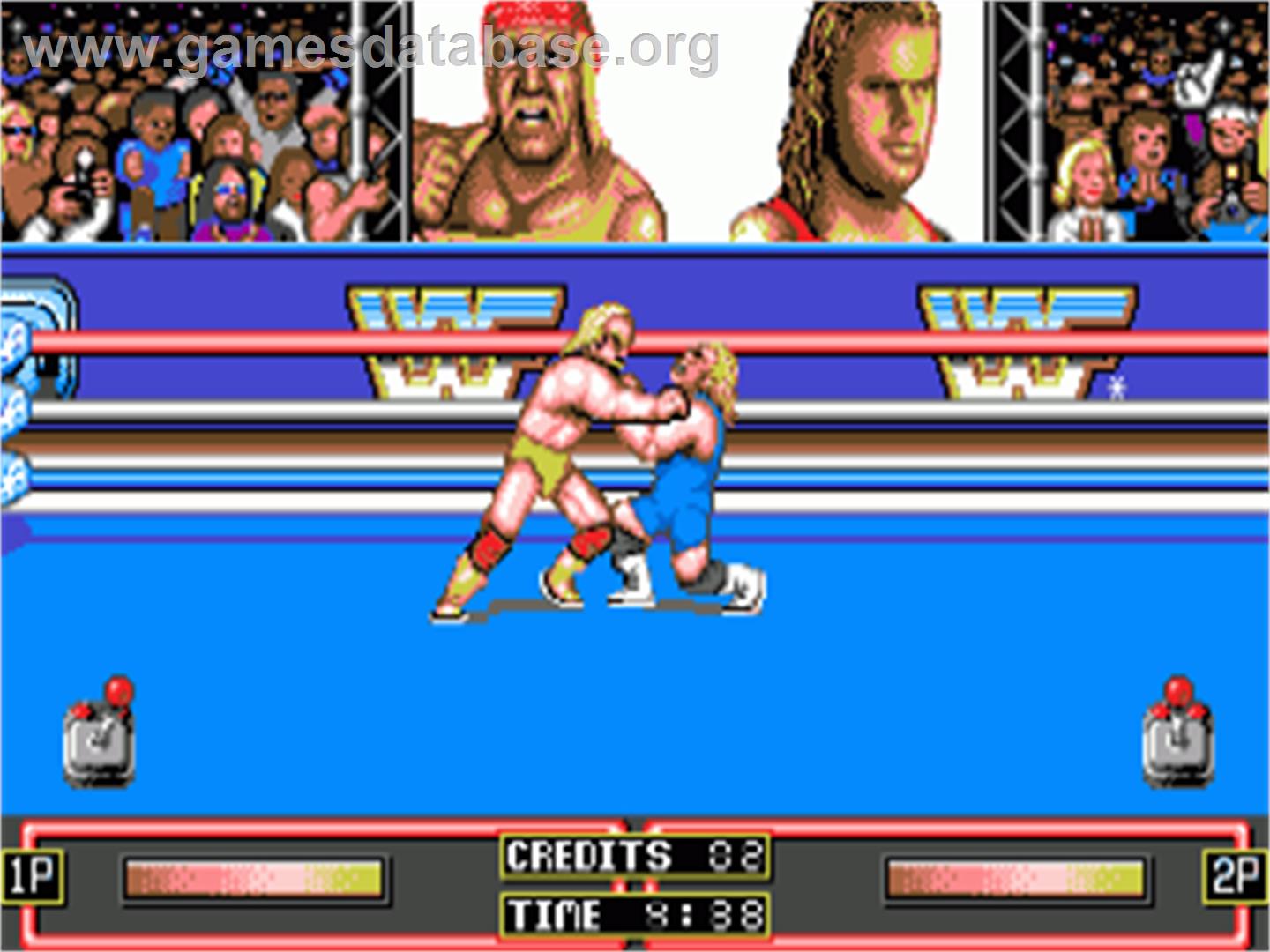 WWF Wrestlemania - Commodore Amiga - Artwork - In Game