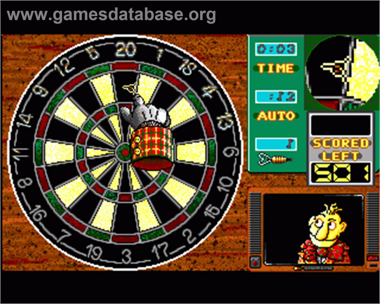 Wacky Darts - Commodore Amiga - Artwork - In Game