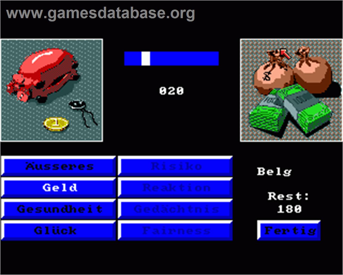 Wall Street Wizard - Commodore Amiga - Artwork - In Game