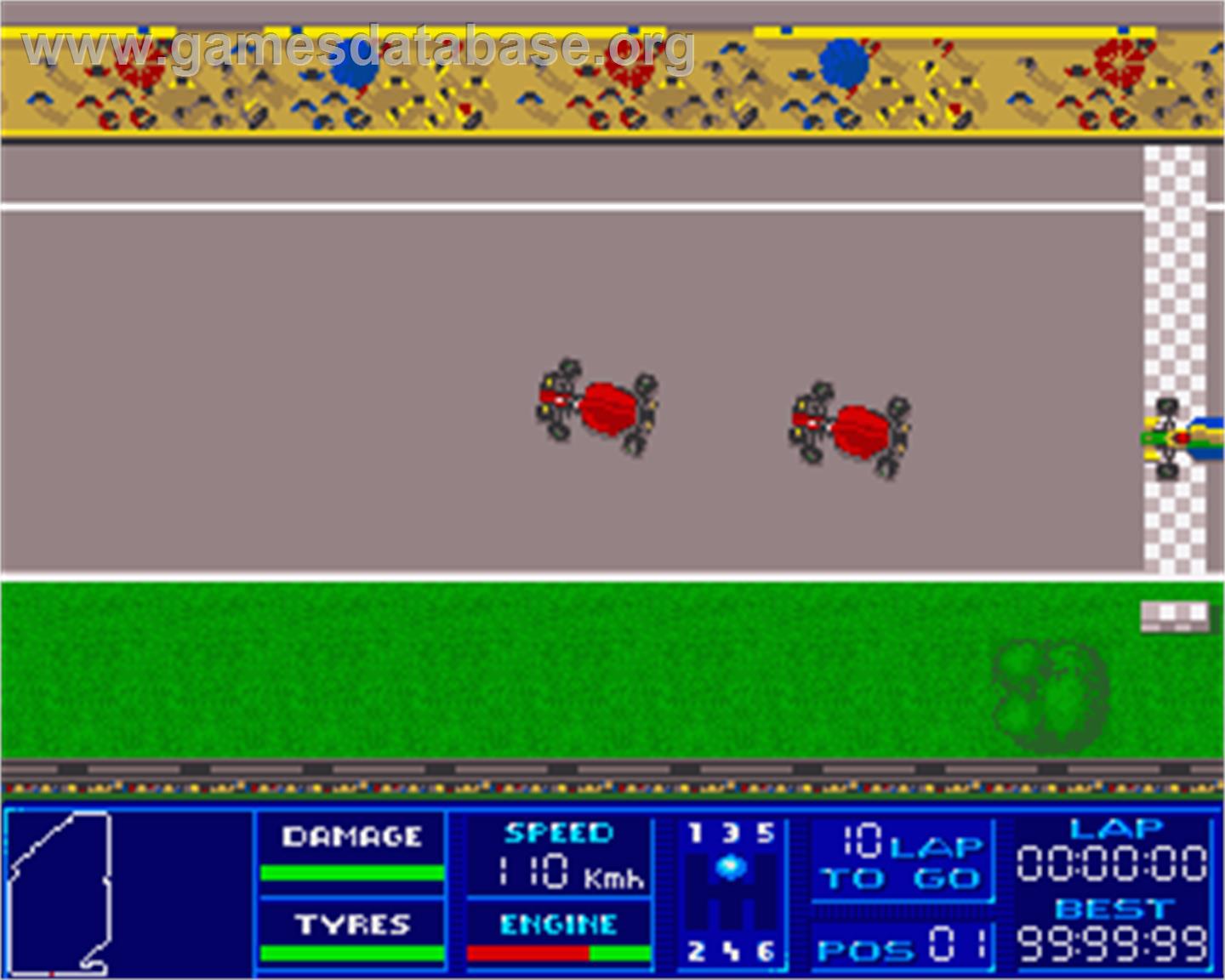 Warm-up - Commodore Amiga - Artwork - In Game