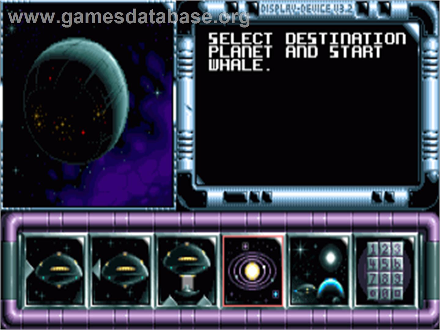 Whale's Voyage - Commodore Amiga - Artwork - In Game