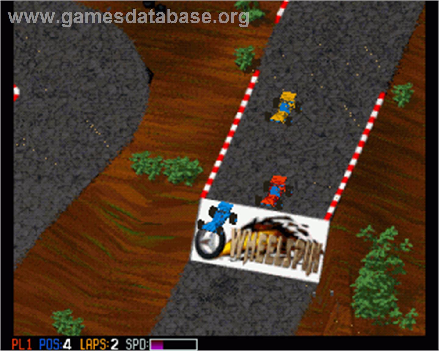 Wheelspin - Commodore Amiga - Artwork - In Game