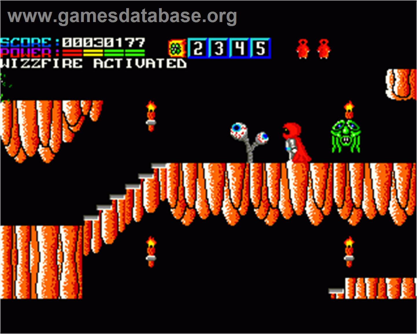 Wizmo - Commodore Amiga - Artwork - In Game