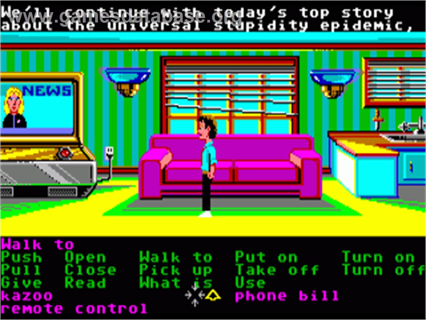 Zak McKracken and the Alien Mindbenders - Commodore Amiga - Artwork - In Game