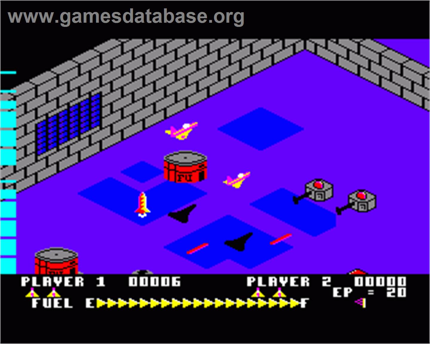 Zaxxon - Commodore Amiga - Artwork - In Game