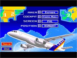 Title screen of A320 Airbus Vol. 2 on the Commodore Amiga.
