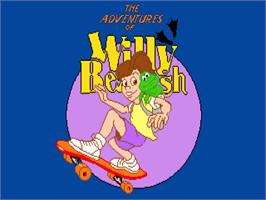 Title screen of Adventures of Willy Beamish on the Commodore Amiga.