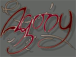 Title screen of Agony on the Commodore Amiga.