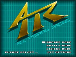 Title screen of All Terrain Racing on the Commodore Amiga.