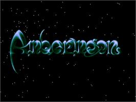 Title screen of Ambermoon on the Commodore Amiga.