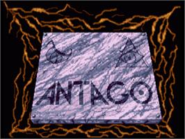 Title screen of Antago on the Commodore Amiga.