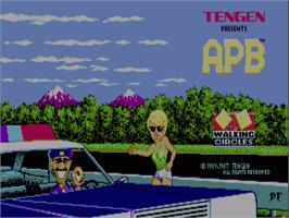 Title screen of Apb on the Commodore Amiga.