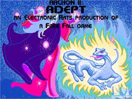 Title screen of Archon 2: Adept on the Commodore Amiga.