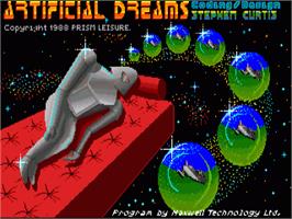Title screen of Artificial Dreams on the Commodore Amiga.