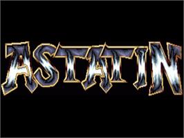 Title screen of Astatin on the Commodore Amiga.