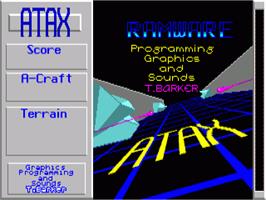 Title screen of Atax on the Commodore Amiga.