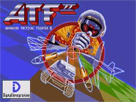 Title screen of Atf 2 - Advanced Tactical Fighter 2 on the Commodore Amiga.
