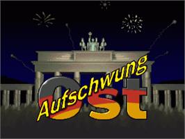 Title screen of Aufschwung Ost on the Commodore Amiga.