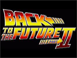 Title screen of Back To The Future Part 2 on the Commodore Amiga.