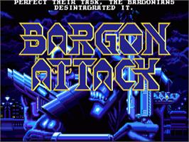 Title screen of Bargon Attack on the Commodore Amiga.