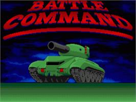 Title screen of Battle Command on the Commodore Amiga.