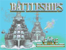 Title screen of Battle Ships on the Commodore Amiga.